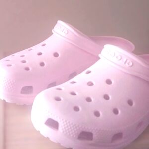 Baby Pink Crocs